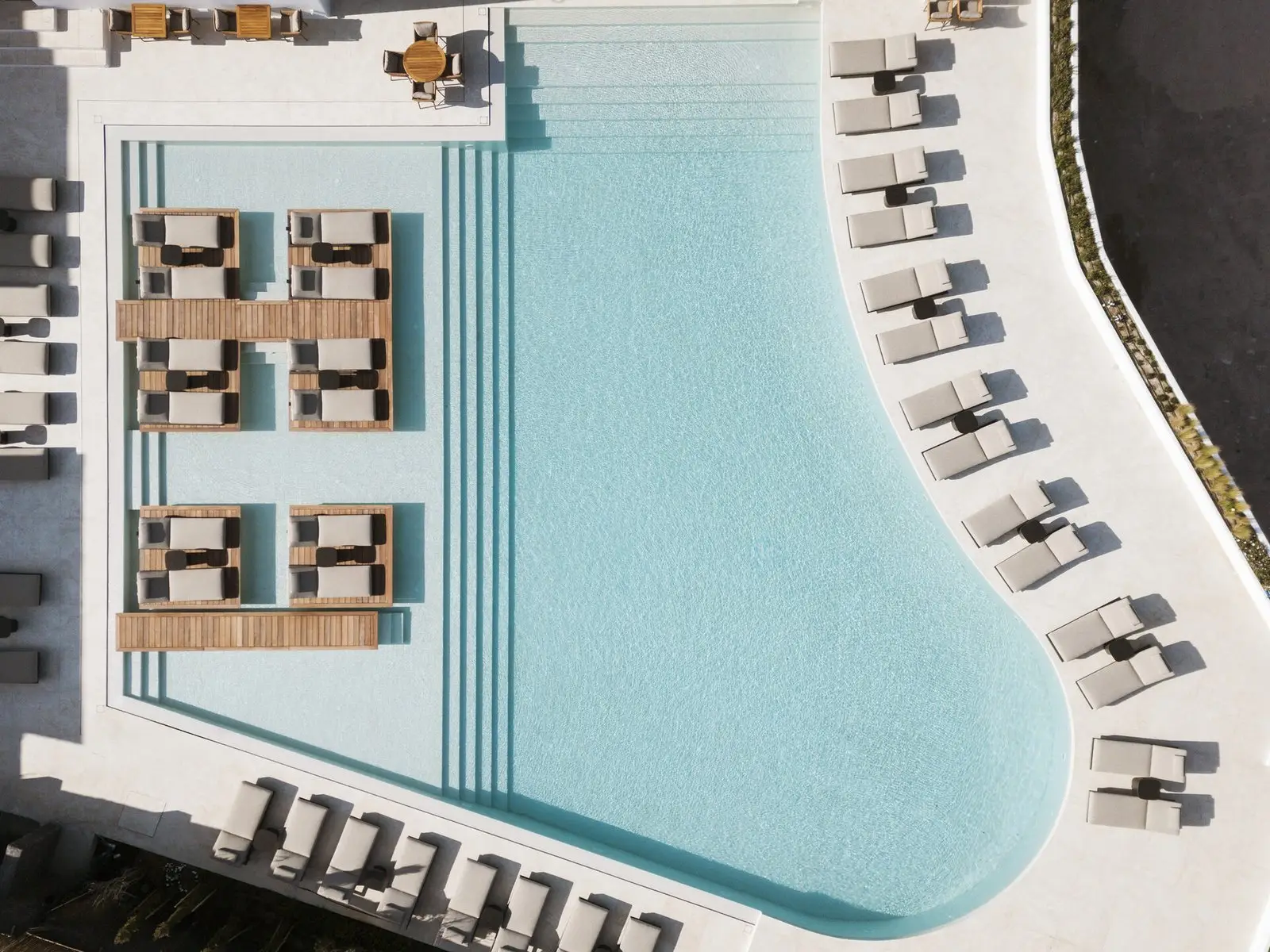 Nēro Boutique Hotel pool, Santorini